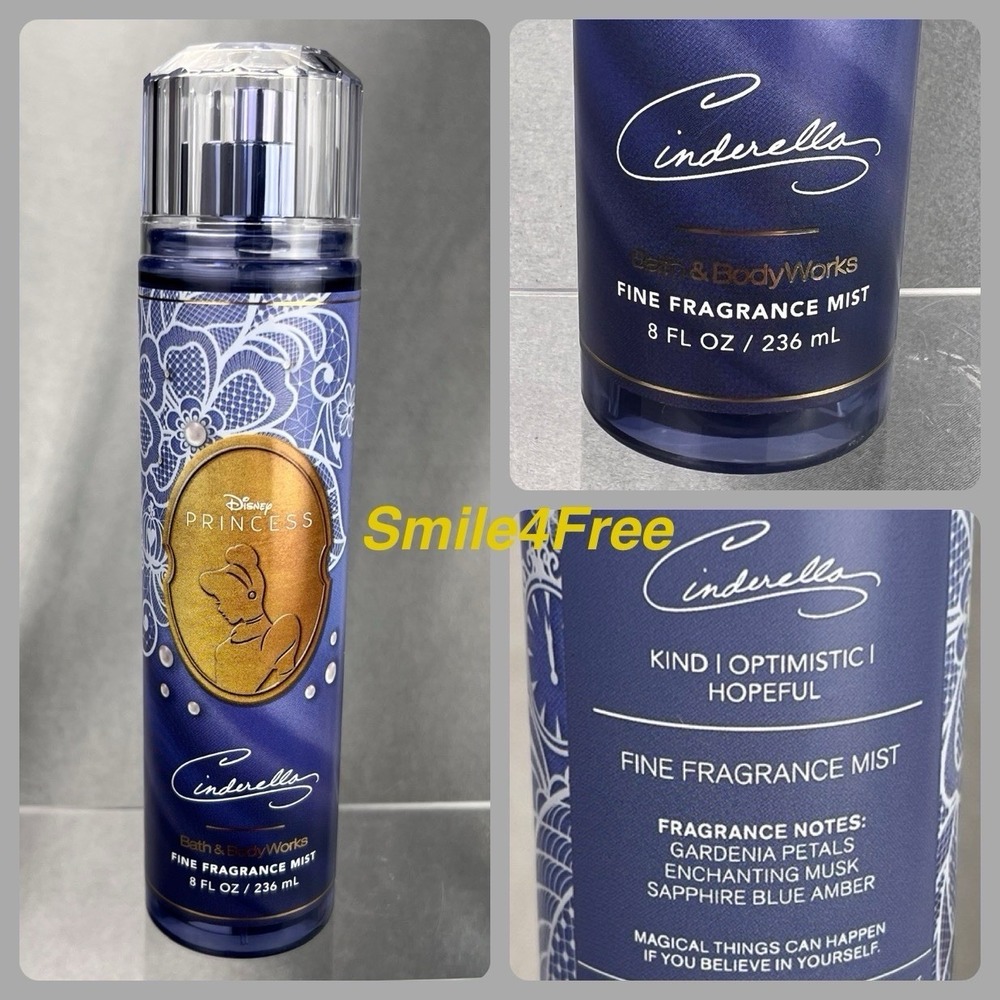 Bath & Body Works Disney Princess Cinderella Fine Fragrance Mist Birthday Gift